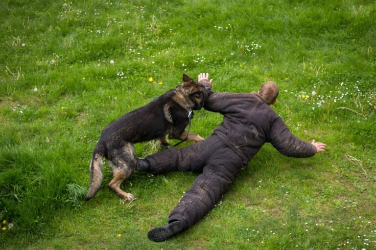 Zásah policejního psa